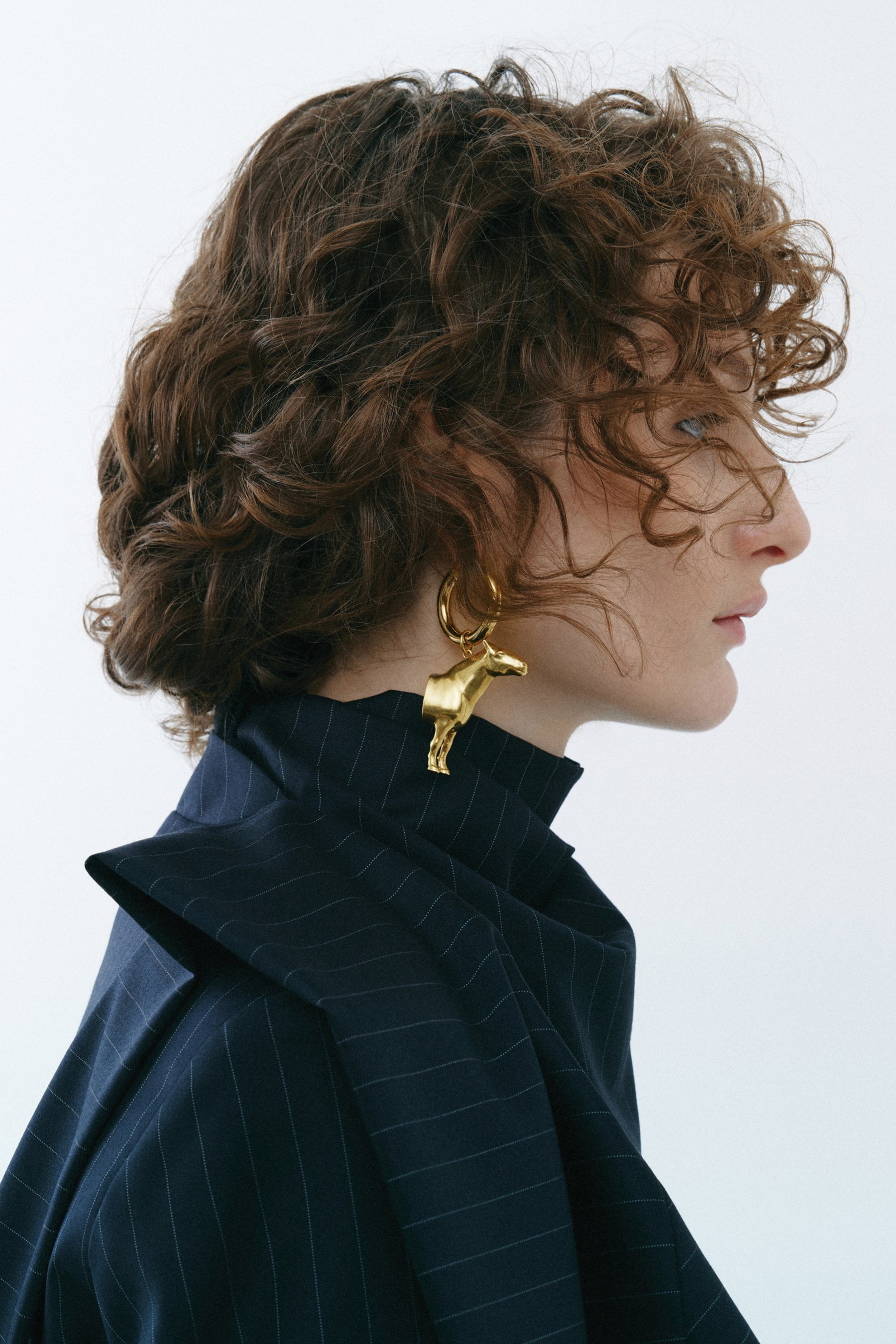 SPIRIT GOLD-PLATED MONO EARING