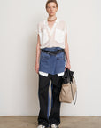 LILI JEANS WITH SKIRT DETAIL