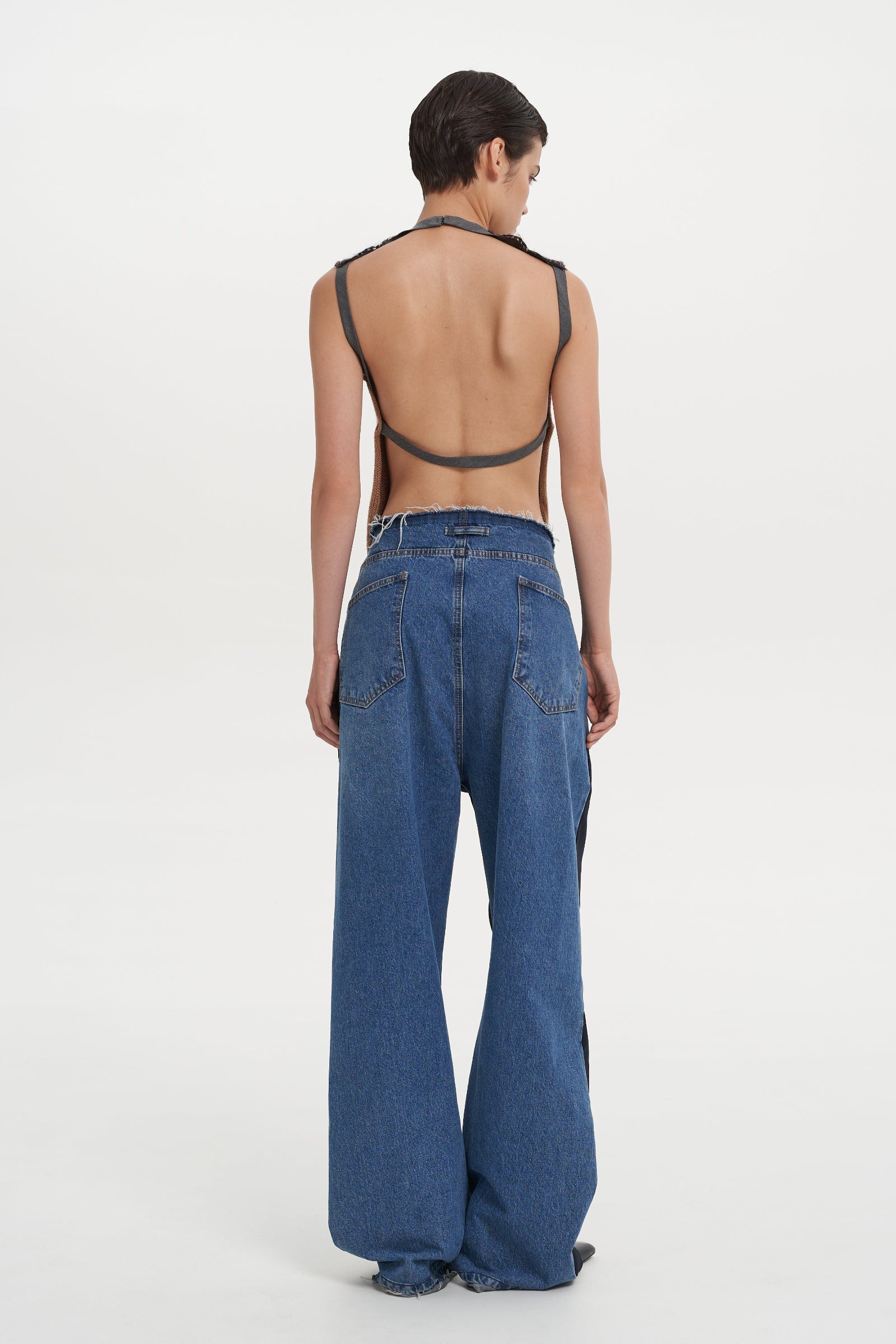 LITKOVSKA Blue Duplex Jeans - Cotton Blend