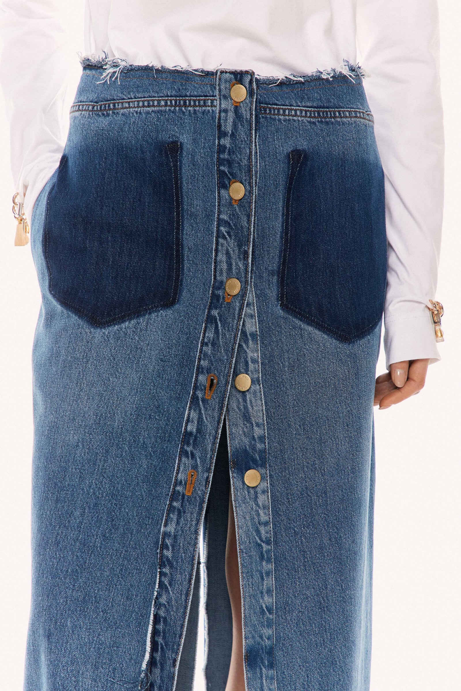 BLUE ELISE SKIRT