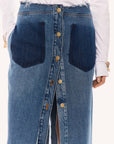 BLUE ELISE SKIRT