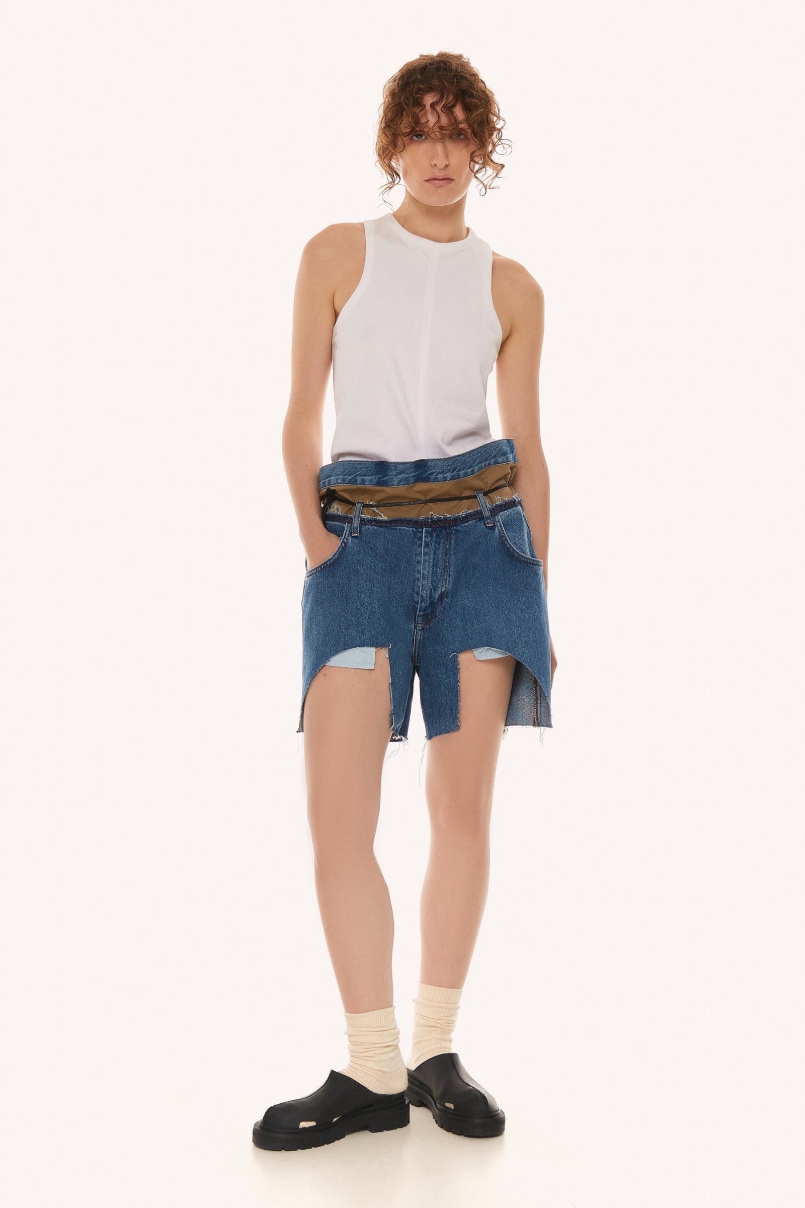BLUE LEISURE SHORTS