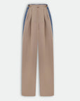 Beige Duplex Jeans 4