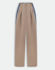Beige Duplex Jeans 4
