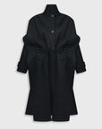Belted Caped Trench Coat