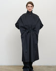 BELTED CAPED TRENCH COAT 1