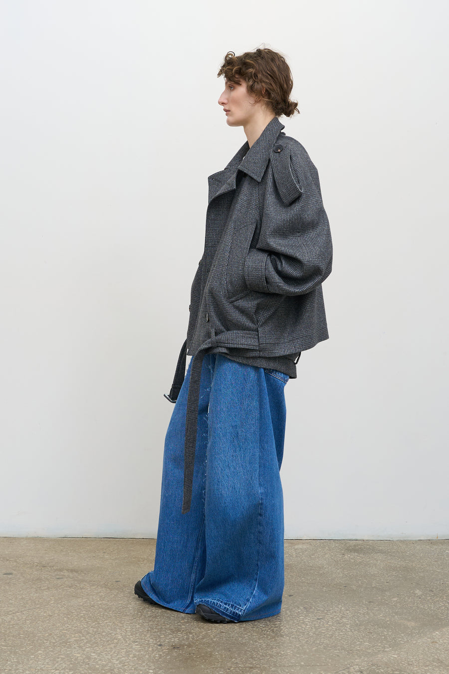 BELTED HEM BOMBER 1