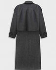 Belted Wool-Blend Coat With Capelet Detail_2