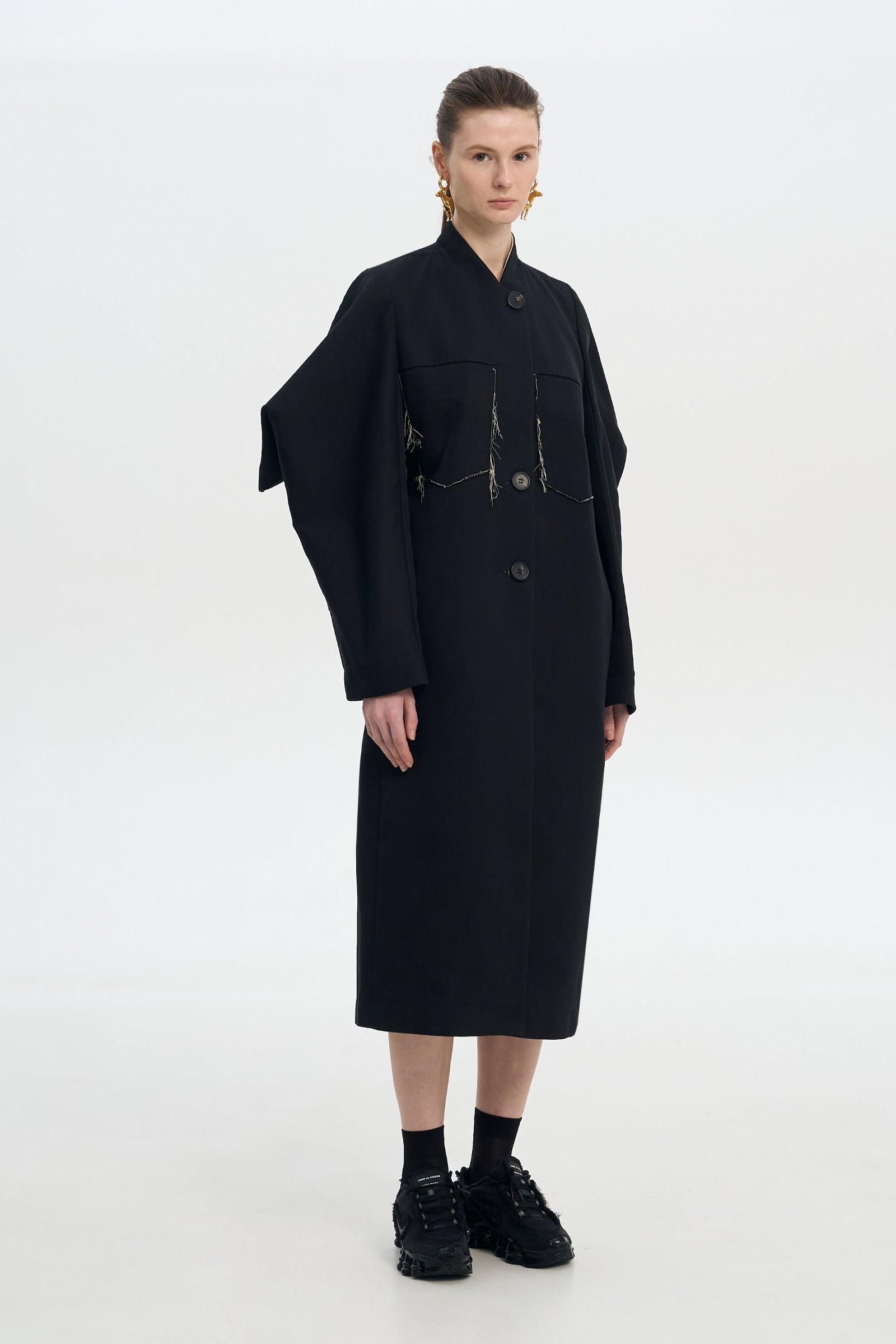 Boxy Frayed Coat 2