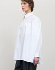 CAPELET POPLIN SHIRT