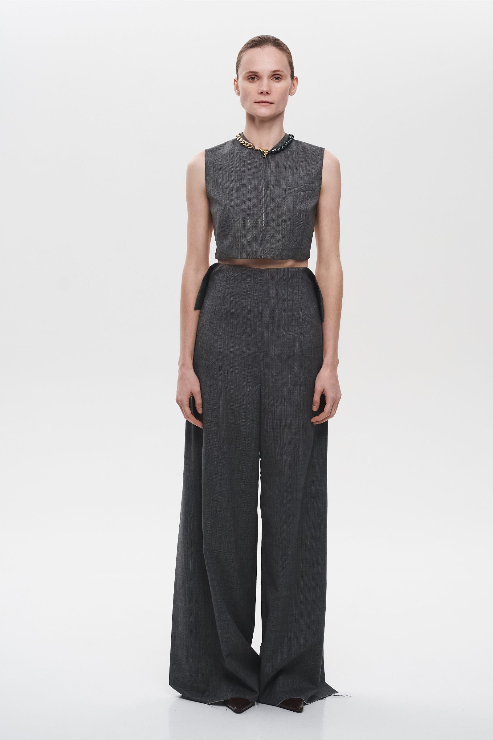 CORSET PANTS GREY