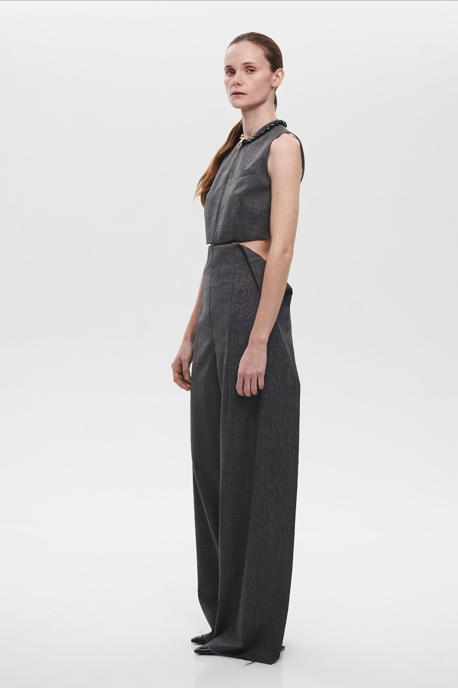 CORSET PANTS GREY