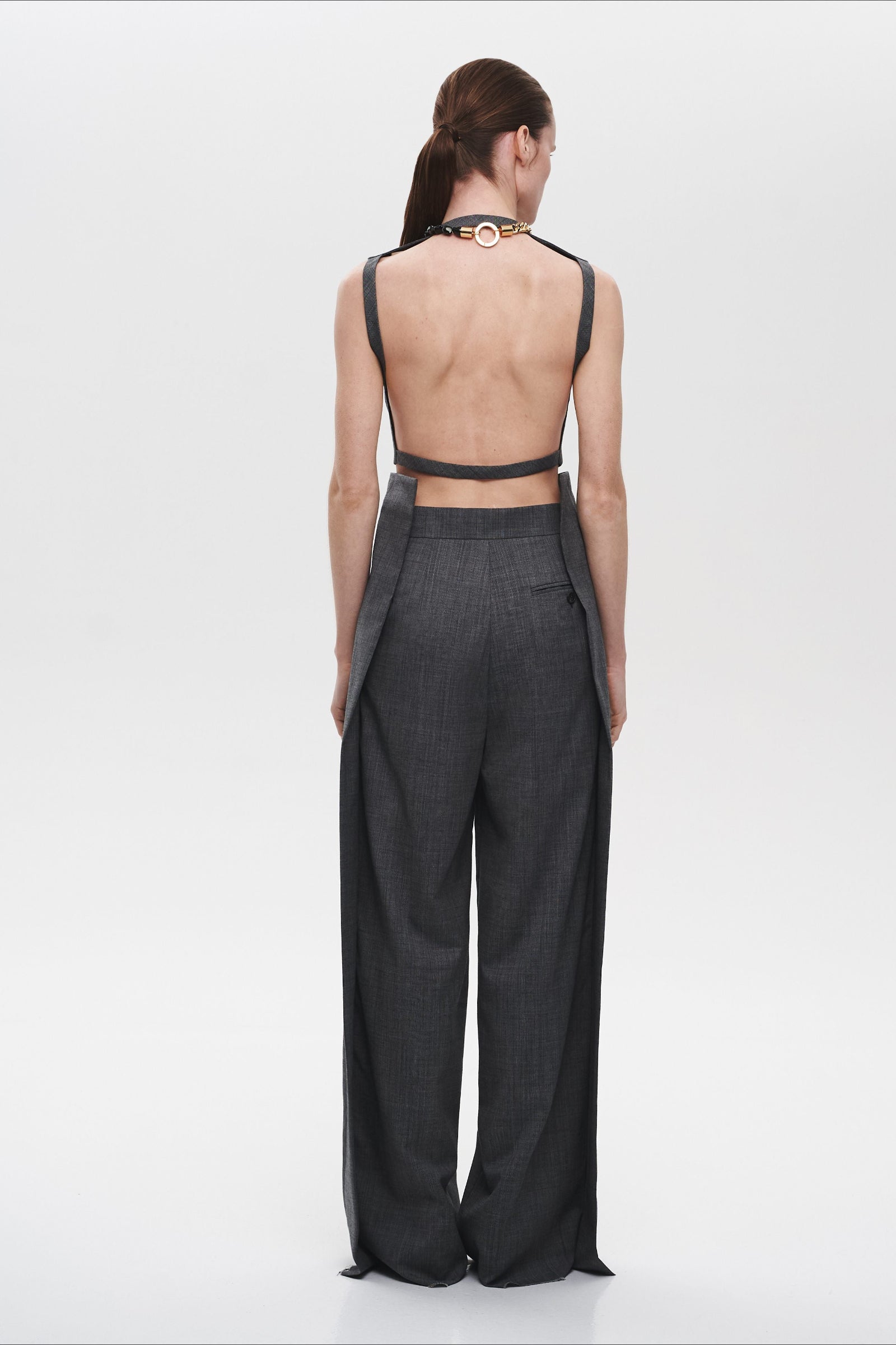 CORSET PANTS GREY
