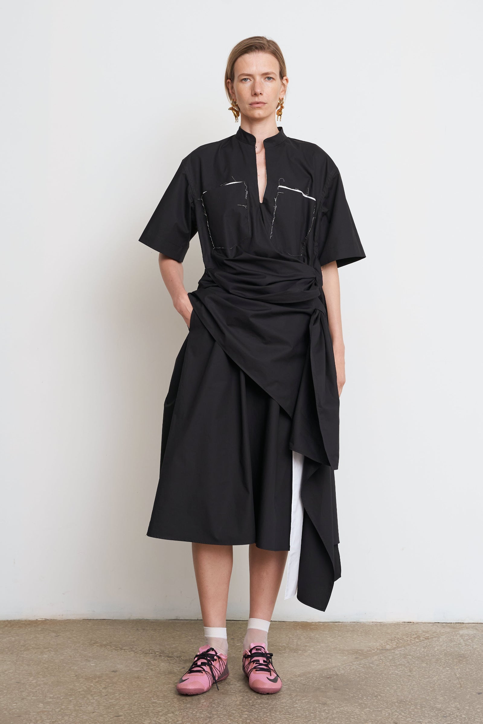 COTTON LAYERED DRESS COTTON LAYERED DRESS