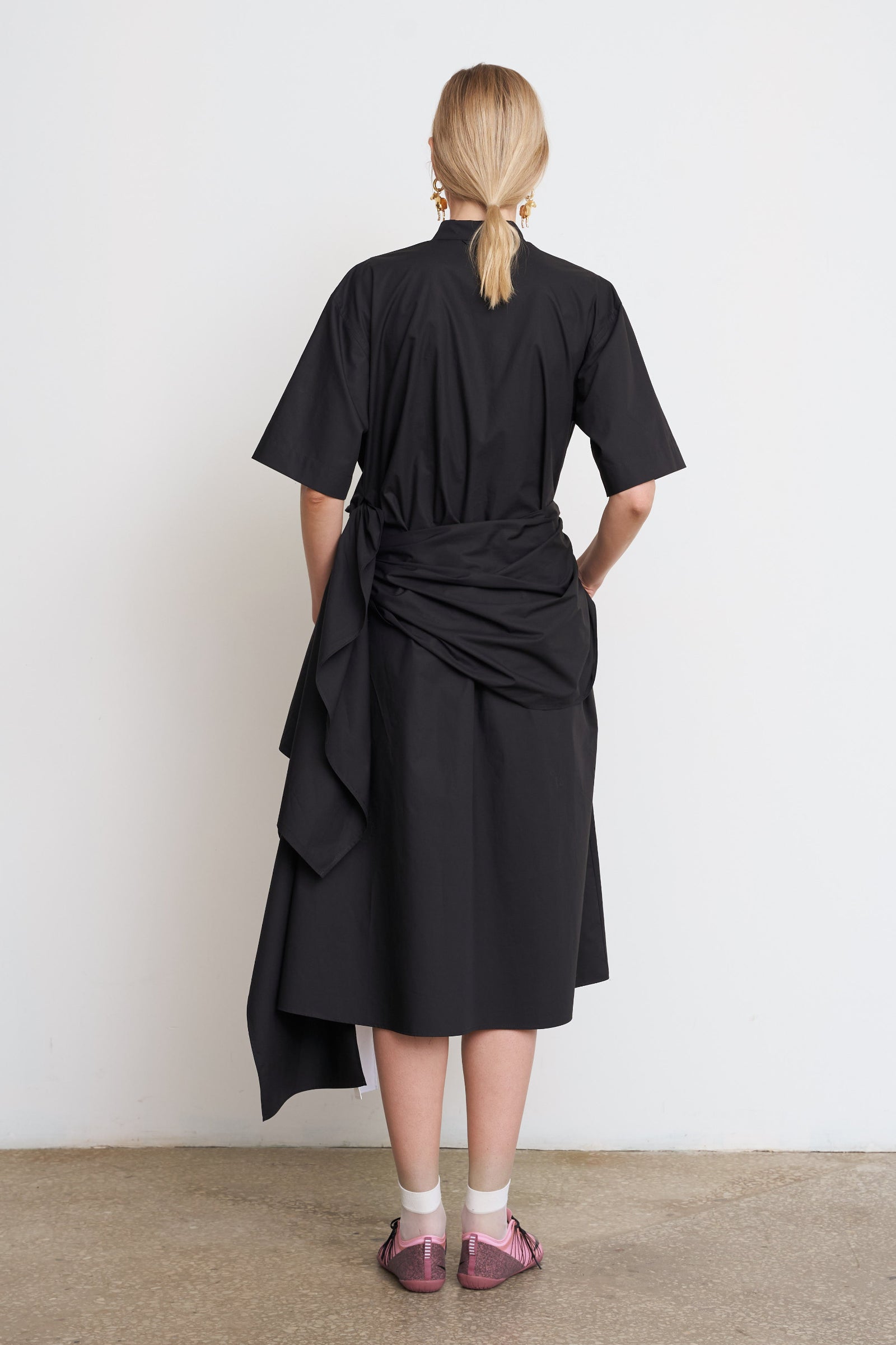 layered cotton dress COTTON LAYERED DRESS