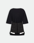 Corset T-Shirt with Pants Detail 4