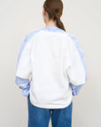 DOUBLE COTTON WHITE LONGSLEEVE