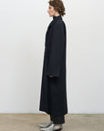 DEEP PLEATED WOOL COAT 2