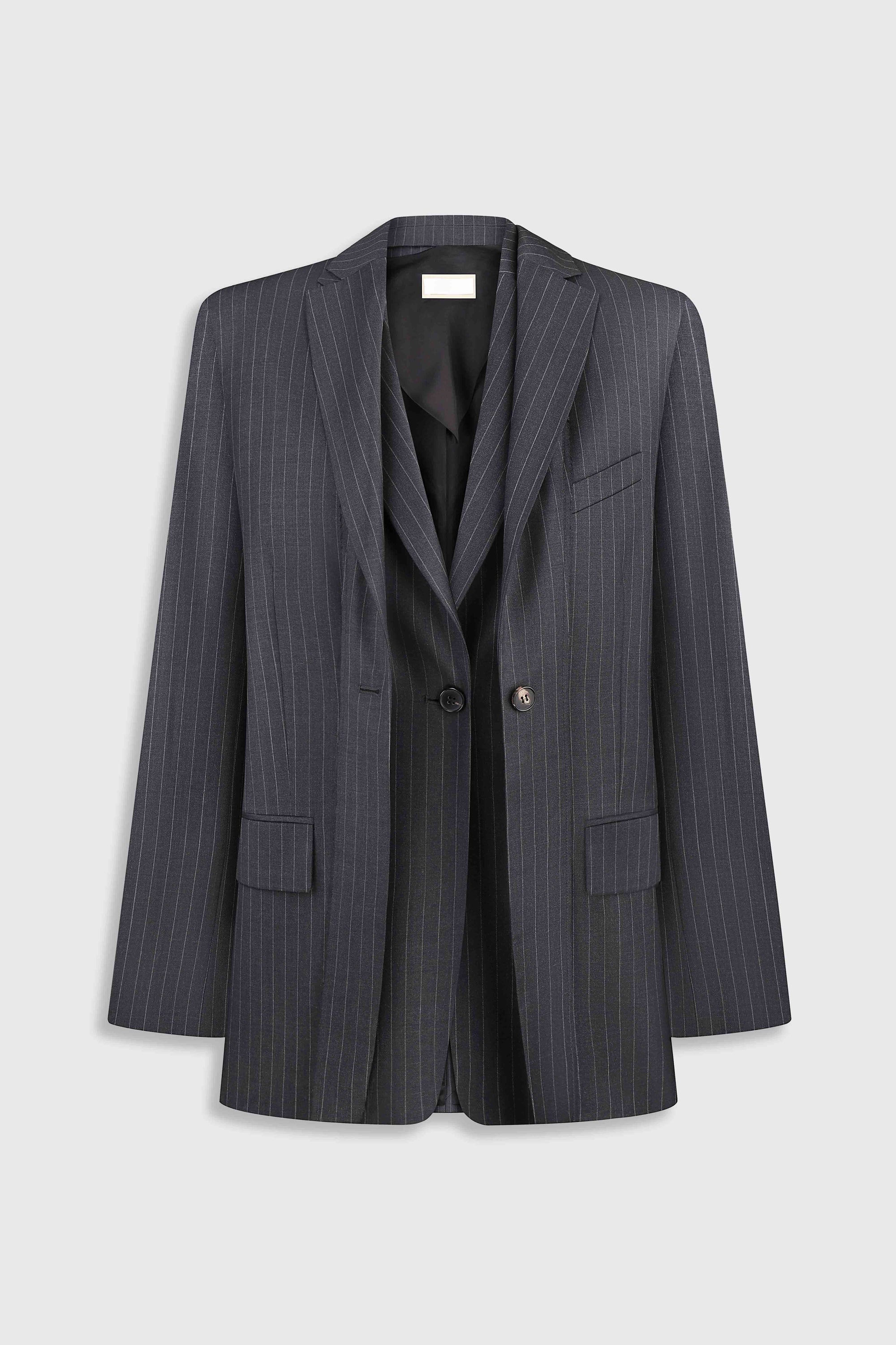 Double Layer Lapel Jacket