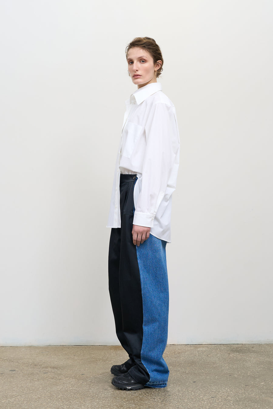 DOUBLE COLLAR POPLIN SHIRT 3
