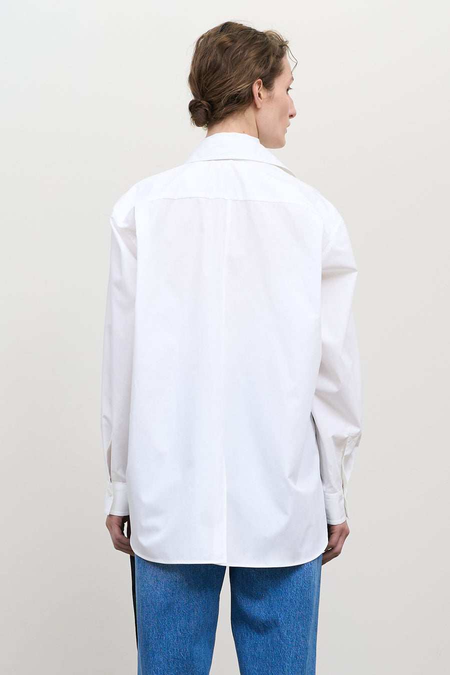 DOUBLE COLLAR POPLIN SHIRT 4