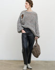 DUAL-NECK REVERSIBLE SWEATER