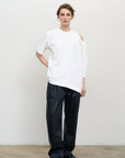 DUAL-NECK REVERSIBLE T-SHIRT white