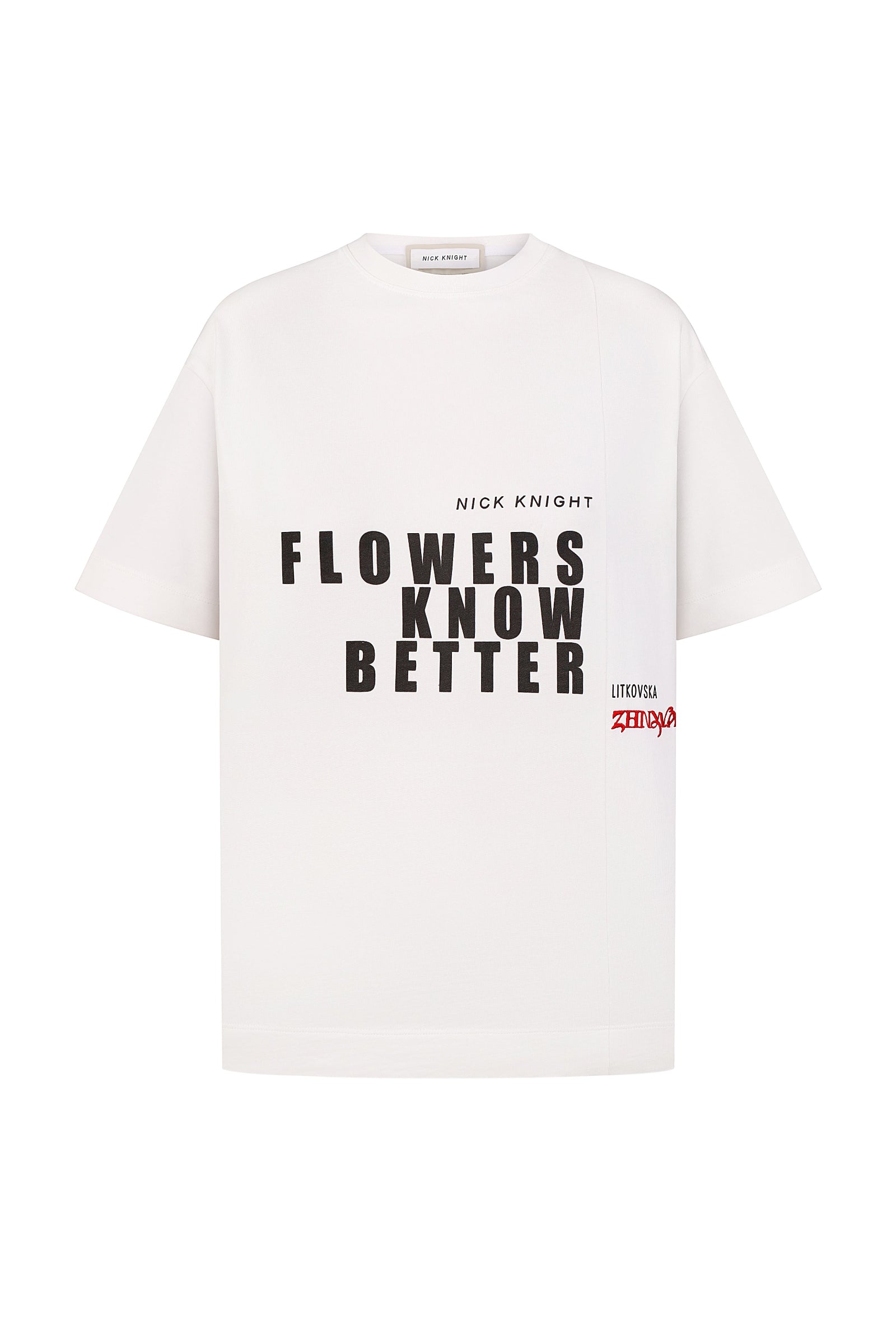 FLWRS WHITE T-SHIRT