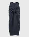 FRONT-TWIST MAXI SKIRT