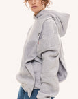 GREY CLEAN-CUT HOODIE 1