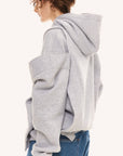 GREY CLEAN-CUT HOODIE 3