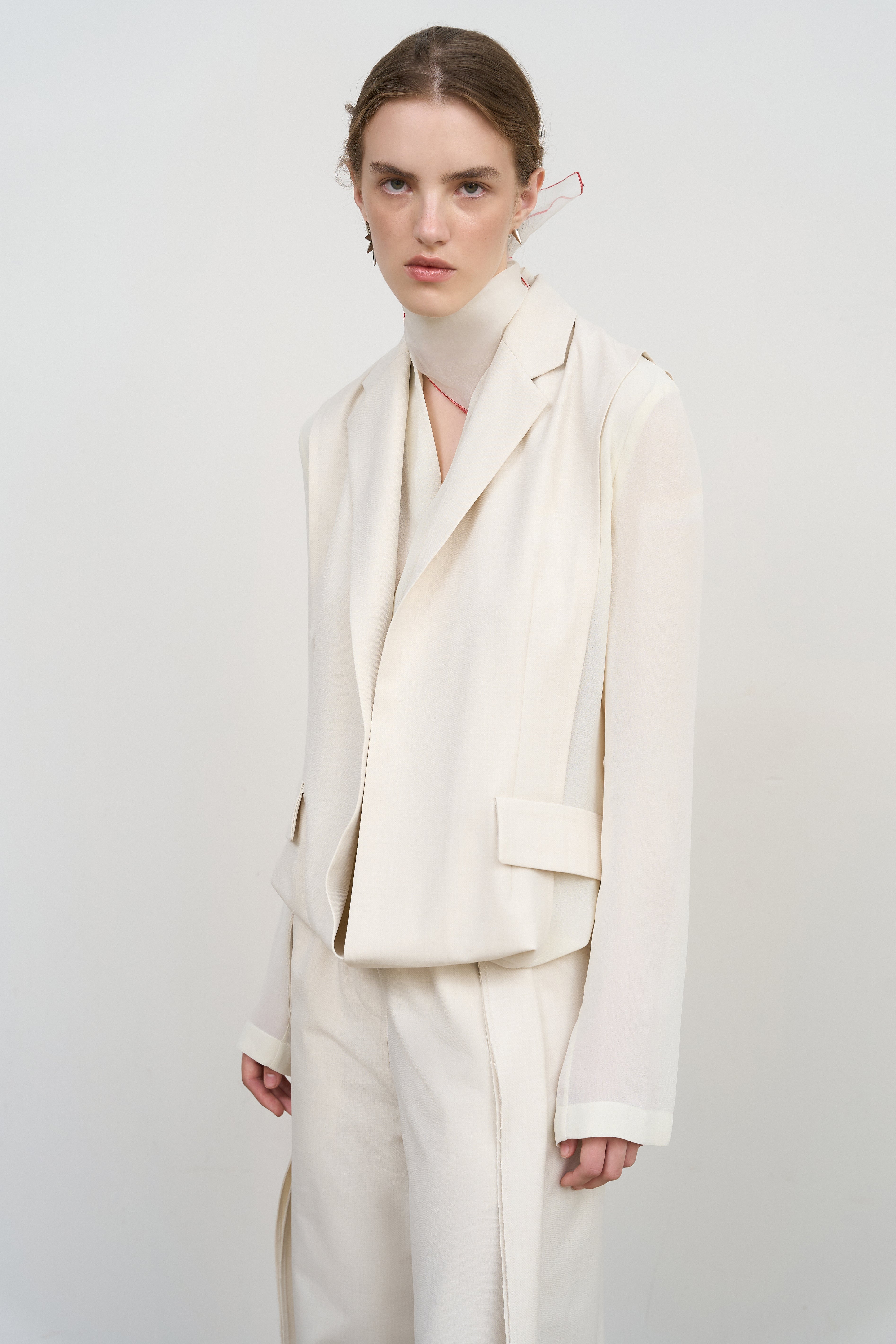 LAYERED TUCKED-HEM JACKET – Litkovska