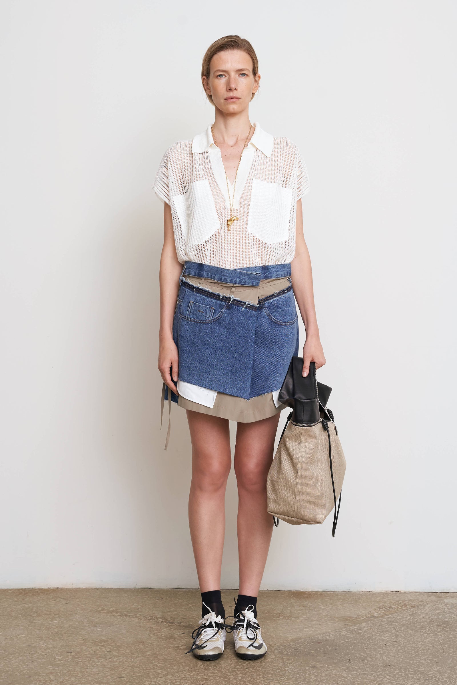 LILI Denim Mini Skirt 1