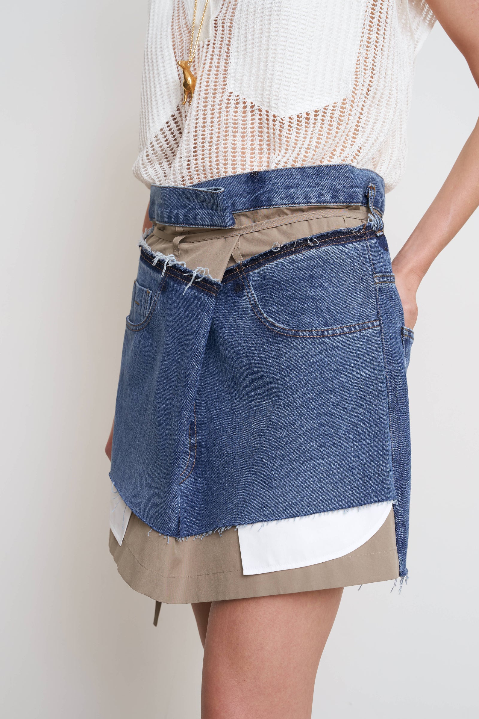 LILI Denim Mini Skirt 2