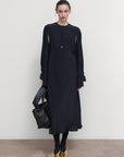 LAYERED SLIP-OVER DRESS