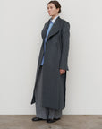 SCULPTED ASYMMETRIC WOOL COAT