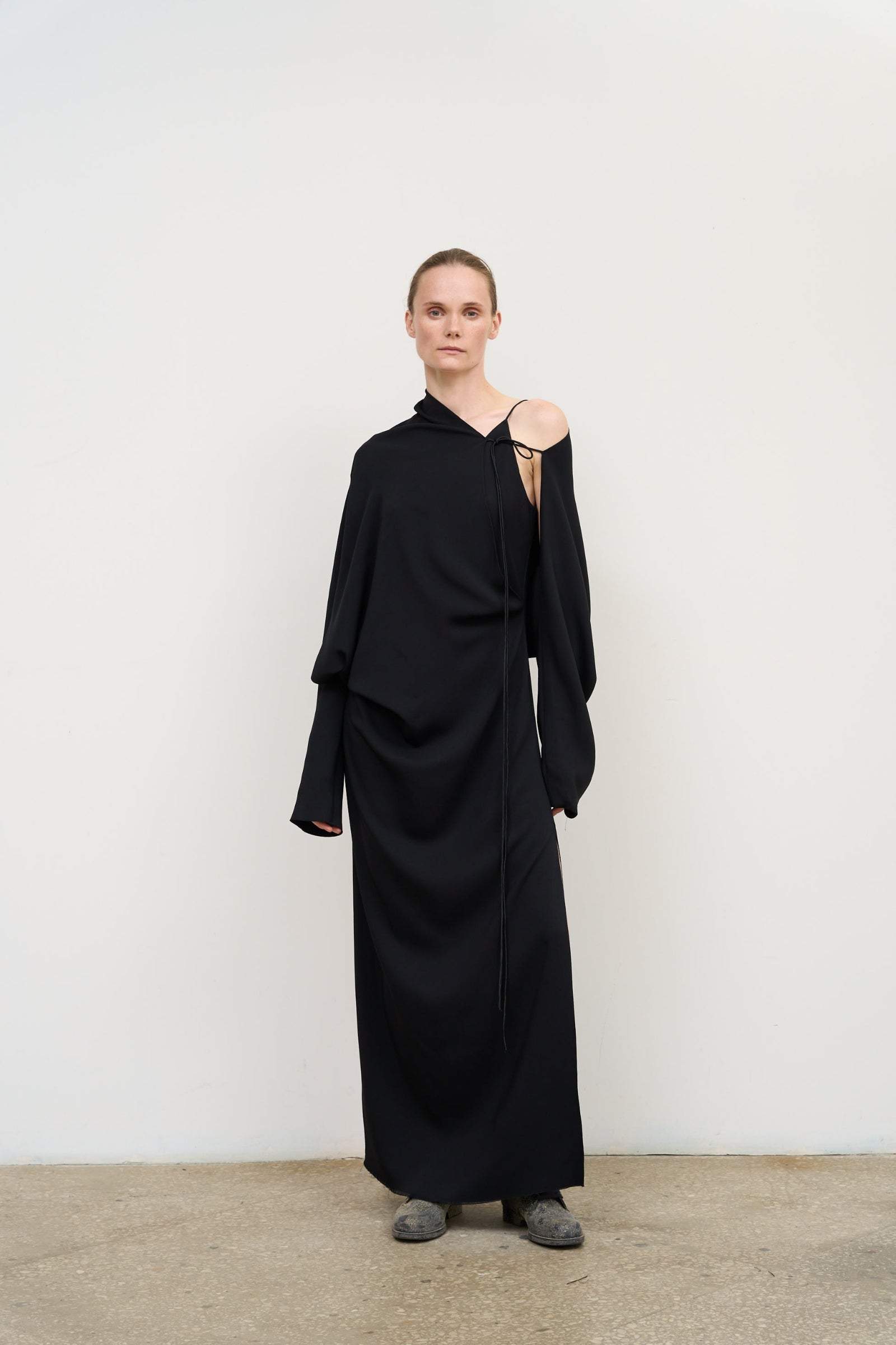 MAXI SLIP DRESS WITH SCARF DETAIL 3