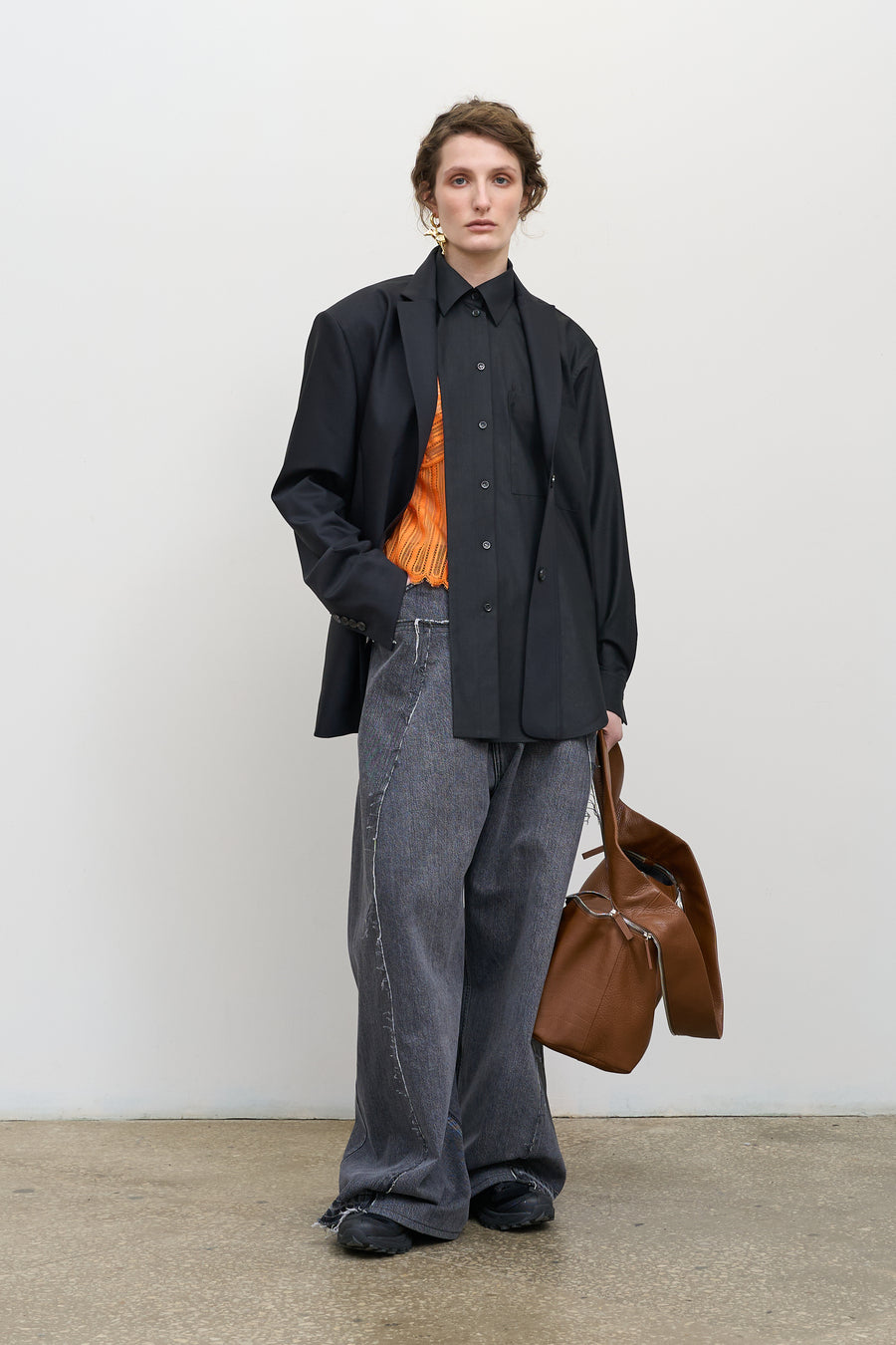 OVERLAY DECONSTRUCTED JACKET black 3