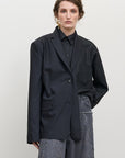 OVERLAY DECONSTRUCTED JACKET black 1