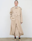 Oversized cotton trench coat 2