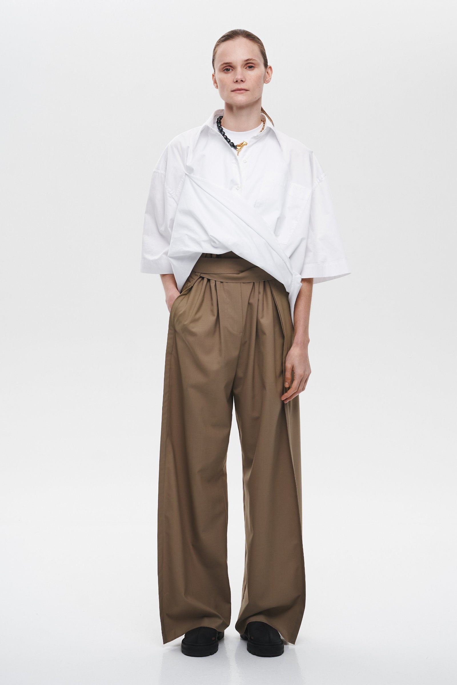PRIME SHIRT white front
