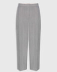 PINSTRIPED WIDE-LEG PANTS