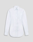 POPLIN SHIRT WITH TWISTED BACK DETAIL