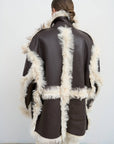REVERSIBLE SHEARLING COAT