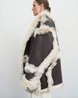 REVERSIBLE SHEARLING COAT
