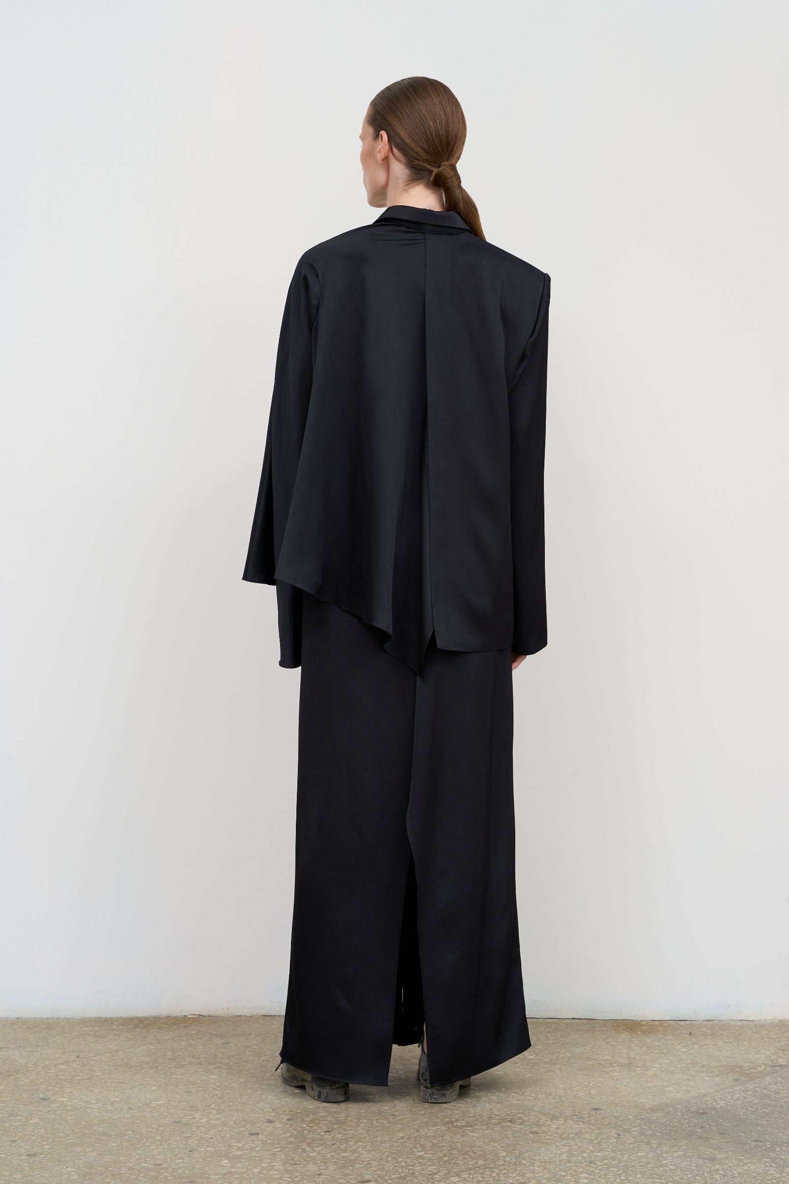 SIDE-SLIT VISCOSE JACKET