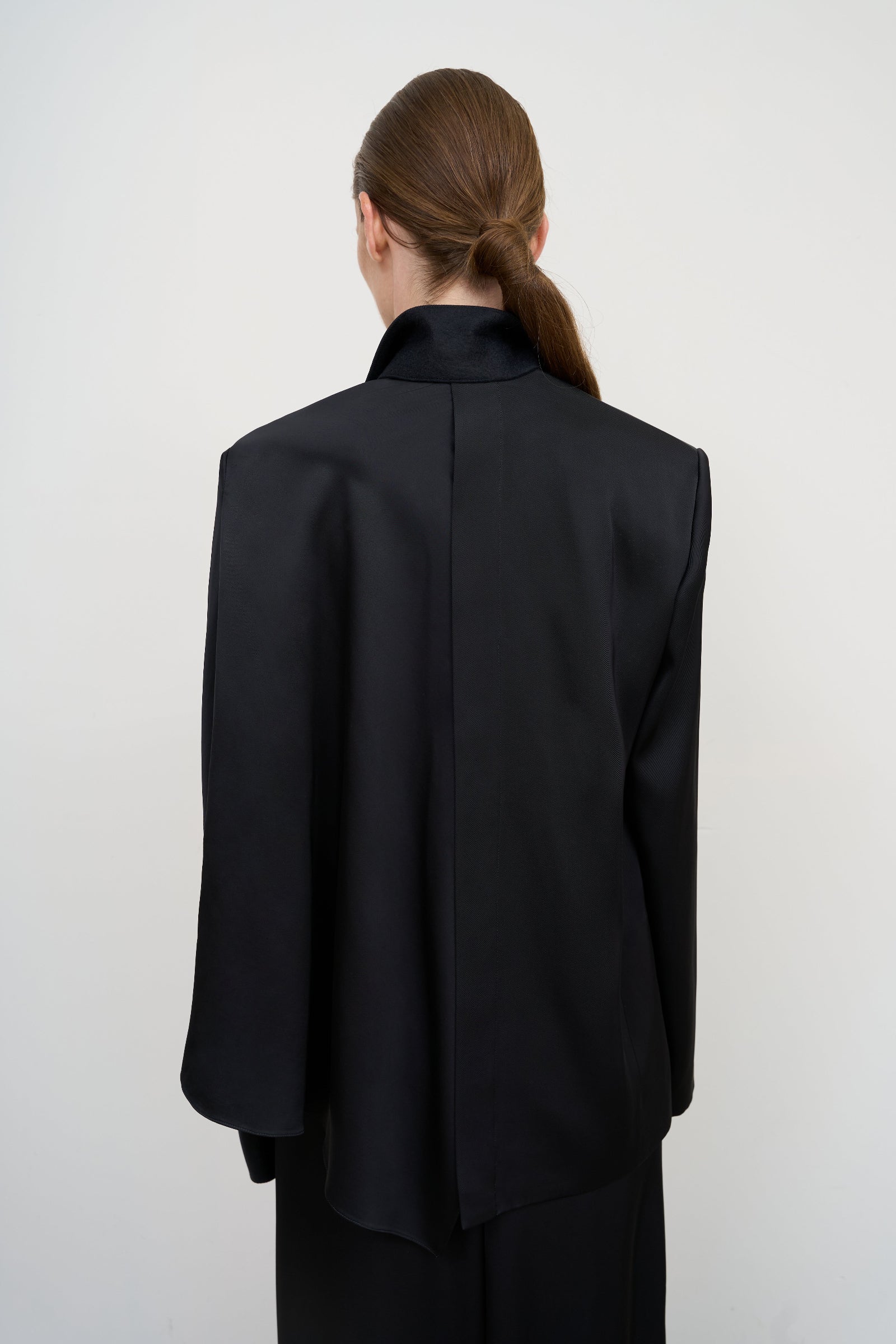 SIDE-SLIT VISCOSE JACKET