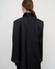 SIDE-SLIT VISCOSE JACKET