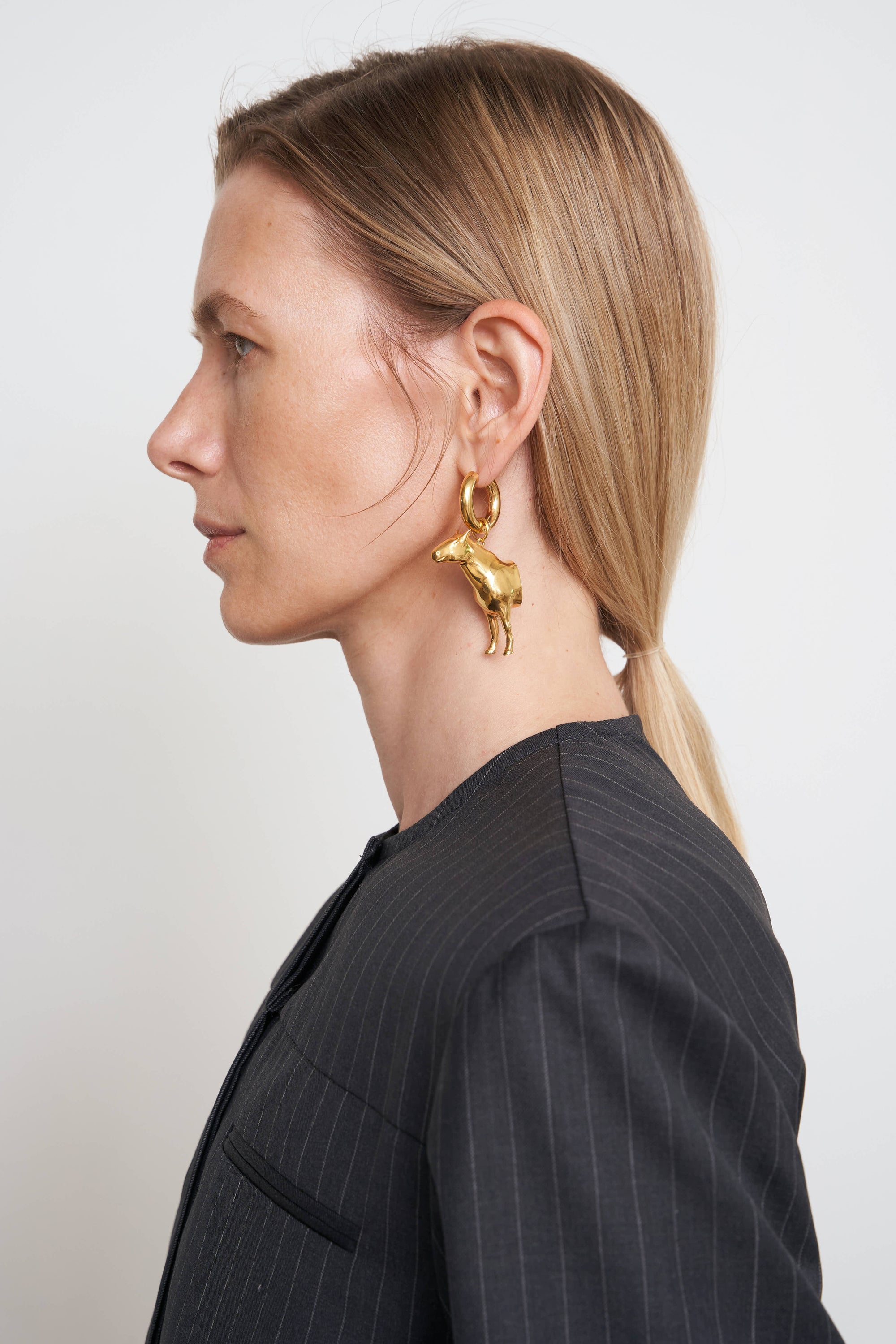 SPIRIT GOLD-PLATED MONO EARING
