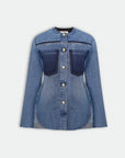 Waist Fitted Denim Jacket 4